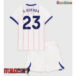 Chelsea Geovany Quenda #23 Terza Maglia Bambino 2026-27 Manica Corta (+ Pantaloni corti)